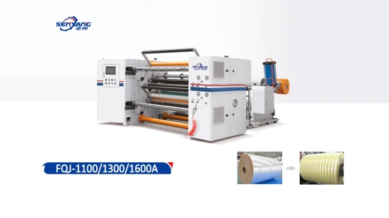 Промышленная машина для продольной резки рулонов ткани из бумажной ленты и пленки
