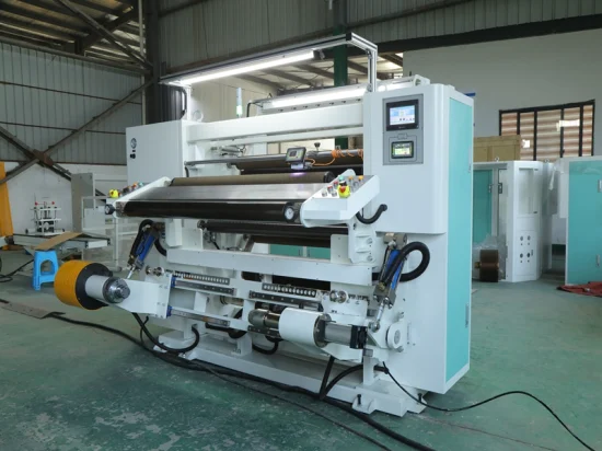 Промышленная автоматическая машина для резки и перемотки рулонной бумажной пленки, управляемая ПЛК
